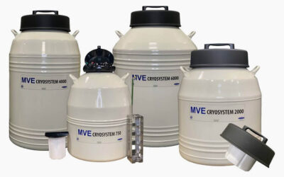 MVE Highly Efficient and Light Weight, Mid-Range Vial Storage Capacity Tanks Most Economical Unit in Their Class